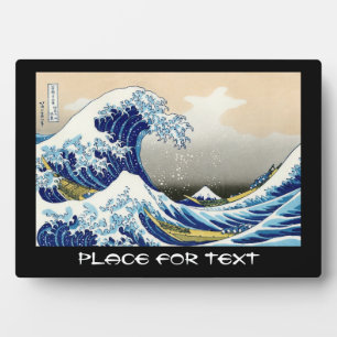 Placa Expositora La gran ola del Kanagawa Katsushika Hokusai