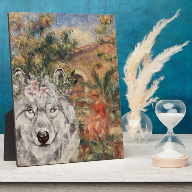 Placa Expositora La granja de Wolf y Renoir (Lado)