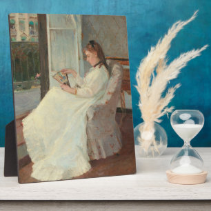 Placa Expositora La hermana del artista en una ventana, 1869