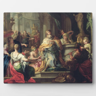 Placa Expositora La idolatración de Salomón, c.1735 (aceite sobre l