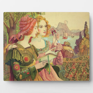 Placa Expositora La leyenda dorada, 1897, de L'Estampe Moderne,