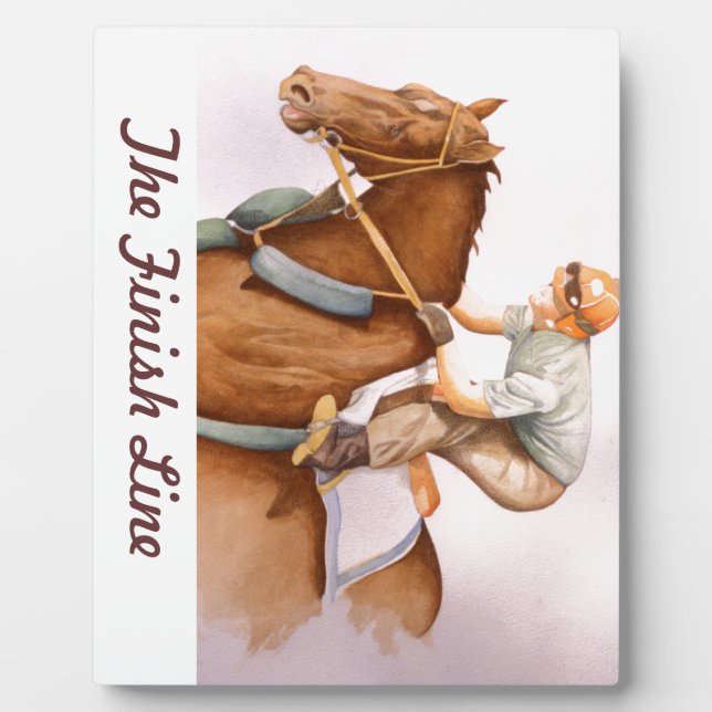 Placa Expositora La línea de finalización (Frente)