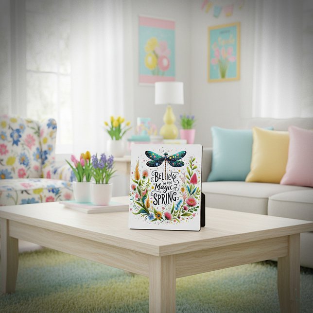 Placa Expositora La magia de las flores de primavera (Subido por el creador)