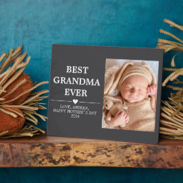 Placa Expositora la mejor abuela, el abuelo, el día del abuelo