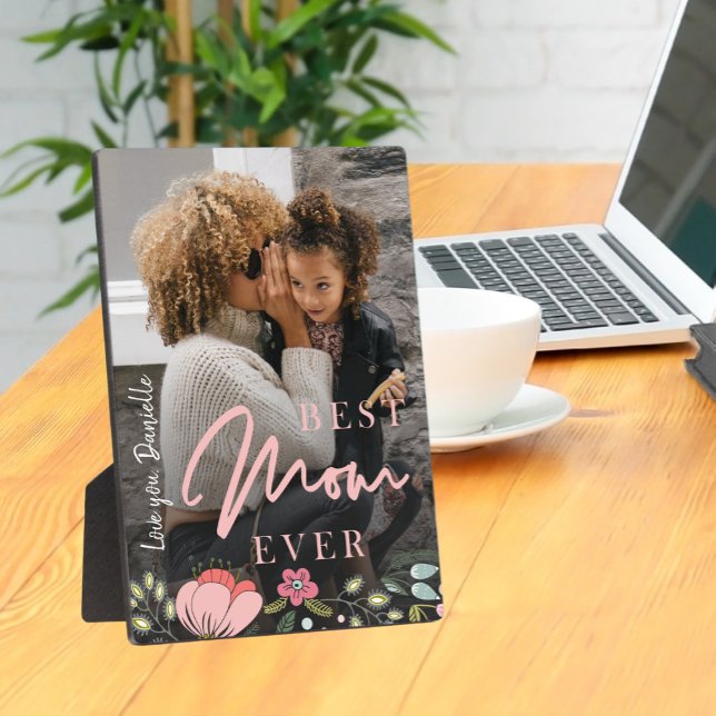 Placa Expositora La mejor mamá Día de la Madre de fotos personaliza (Subido por el creador)