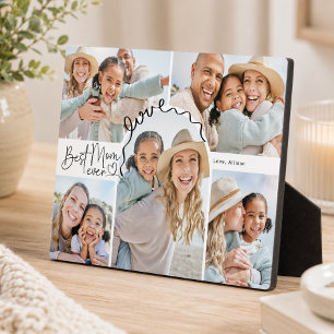 Placa Expositora La Mejor Mamá Personalizada con Foto