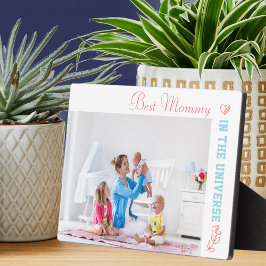 Placa Expositora La mejor mami en la foto del universo