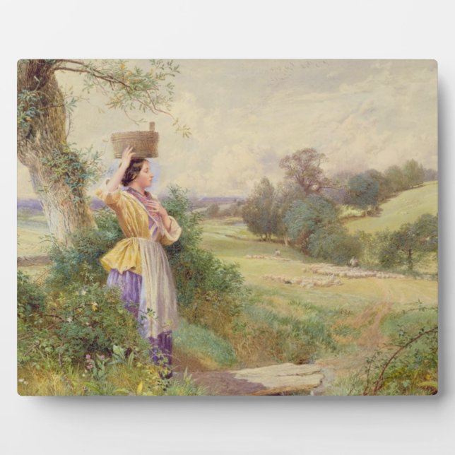 Placa Expositora La Milkmaid, 1860 (Frente)