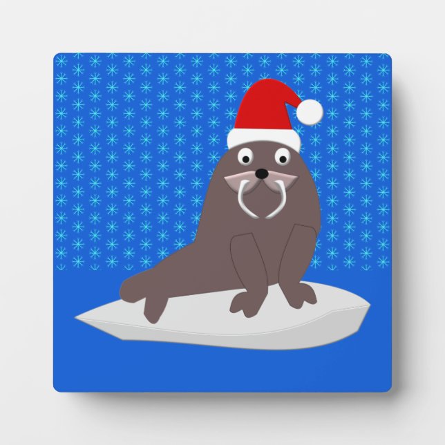 Placa Expositora La morada de los Navidades y los copos de nieve (Frente)