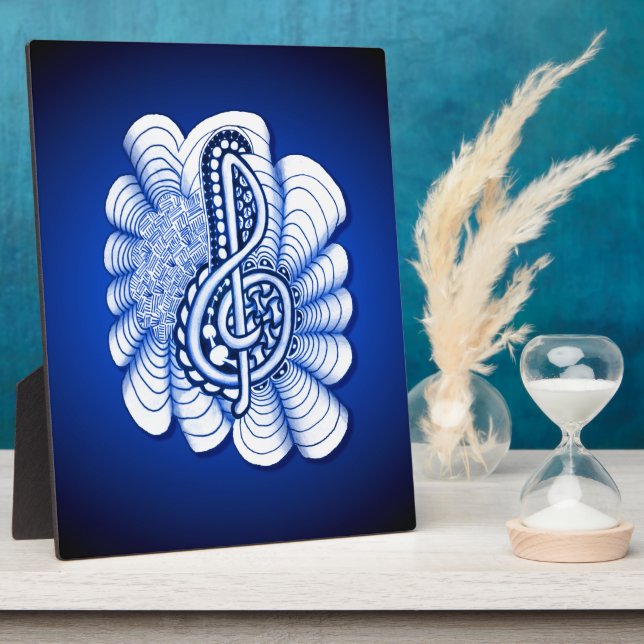 Placa Expositora La música es arte (Lado)