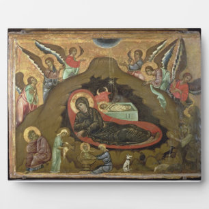 Placa Expositora La Natividad, (aceite en el panel)
