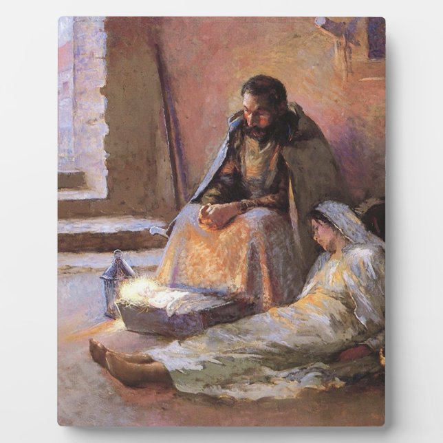 Placa Expositora La Natividad De Gari Melchers (Frente)