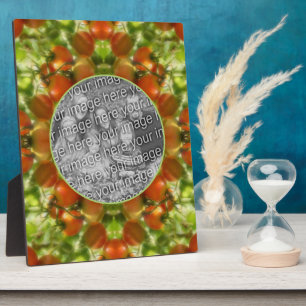 Placa Expositora La naturaleza de los tomates de cerezo en el jardí