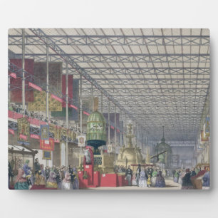 Placa Expositora La Nave Británica de la Gran Exposición, 1851 (co