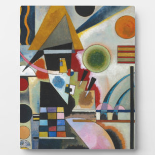Placa Expositora La pintura abstracta de Kandinsky se balancea