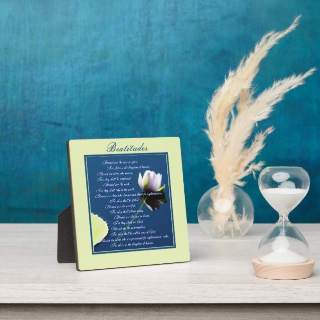 Placa Expositora La Plaque de las Beatitudes (in situ)