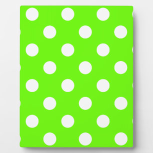 Placa Expositora La polka verde limón hace el diseño de las uñas pa