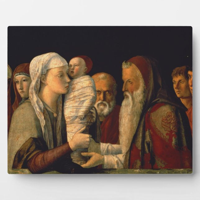 Placa Expositora La presentación de Jesús en el templo (Frente)