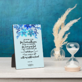 Placa Expositora La Promesa de Dios para cada necesidad - Isa. 41:1