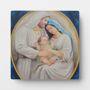 Placa Expositora La Sagrada Familia: Retrato del Amor Divino