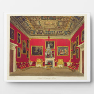 Placa Expositora La segunda sala de dibujo, Buckingham House, de 'T