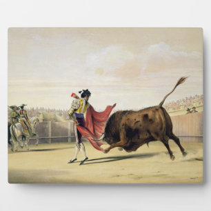 Placa Expositora La Suerte de la Capa, 1865 (color litho)