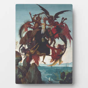 Placa Expositora La tentación de San Antonio por Michelangelo