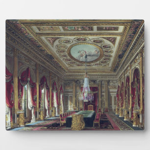Placa Expositora La Throne Room, Carlton House, de 'The History