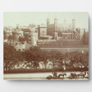 Placa Expositora La Torre de Londres (foto de sepia)