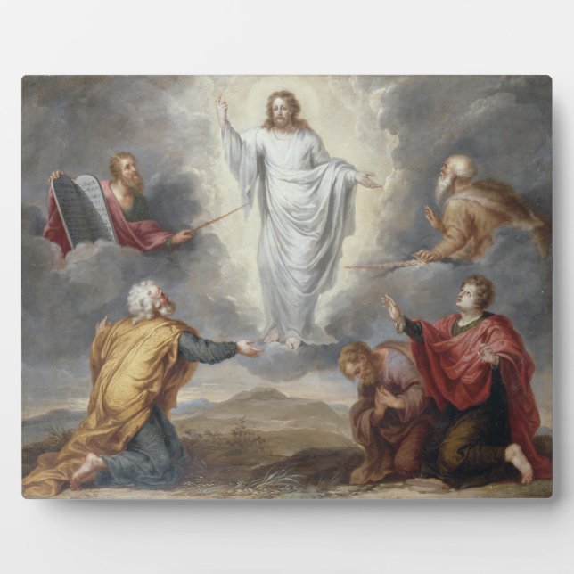 Placa Expositora La transfiguración (aceite sobre cobre) (Frente)
