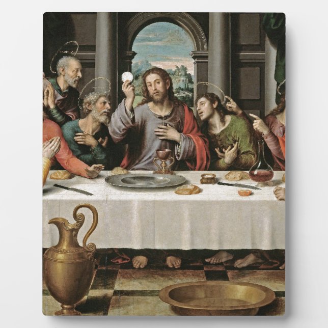 Placa Expositora La última cena (Frente)