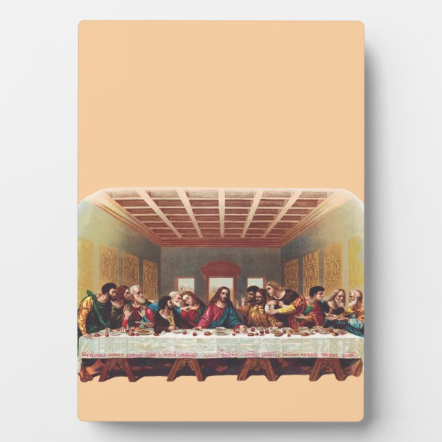 Placa Expositora La Última Cena (Frente)