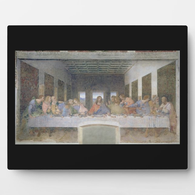 Placa Expositora La última cena, 1495-97 (fresco) (Frente)