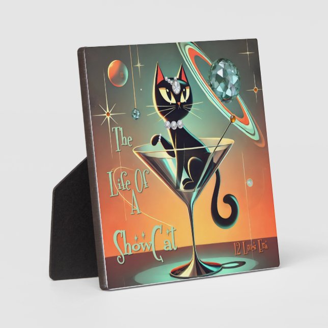 Placa Expositora La Vida De Una Gata Vedette (Anverso)