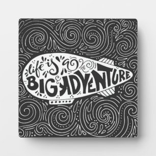 Placa Expositora La Vida Es Una Gran Aventura