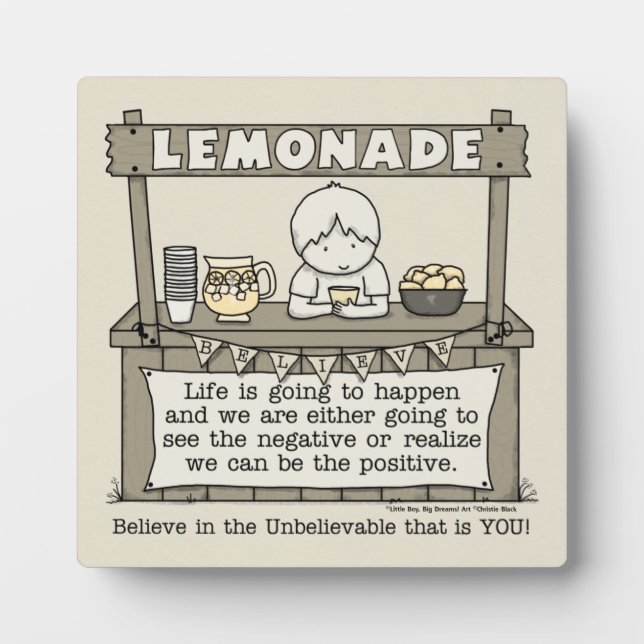 Placa Expositora La vida sucede (Frente)