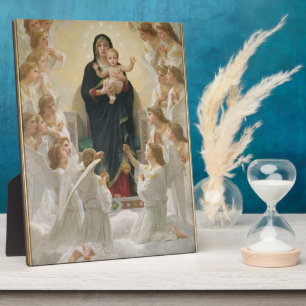 Placa Expositora La Virgen con los Ángeles, 1900