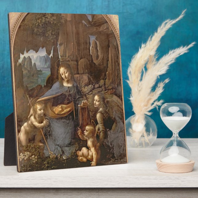 Placa Expositora La Virgen de las Rocas (Lado)
