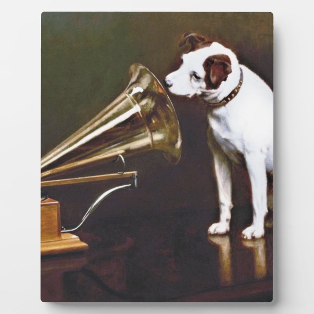 Placa Expositora La voz de su maestro Nipper The Dog (Frente)