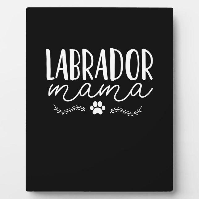 Placa Expositora Labrador Dog Mama (Frente)