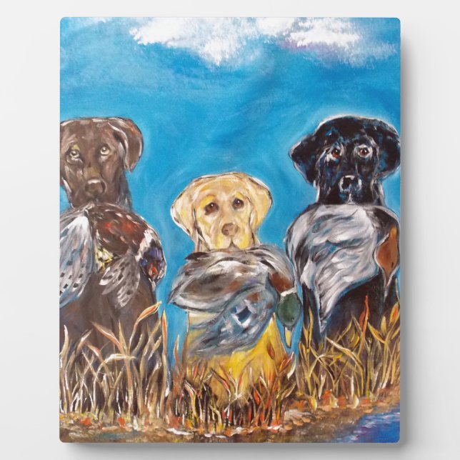 PLACA EXPOSITORA LABRADOR RETRIEVERS (Frente)
