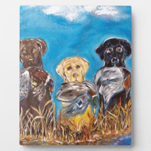PLACA EXPOSITORA LABRADORES RETRIEVERS