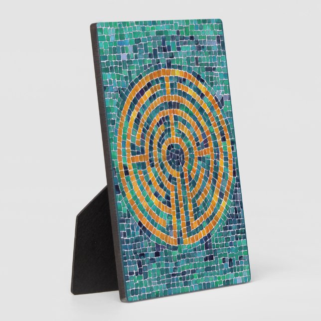 Placa Expositora LABYRINTH II 5x7 Plaque con Easal (Lado)