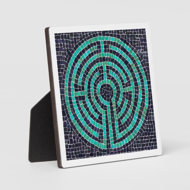 Placa Expositora LABYRINTH III 5.25 Plaque cuadrado - Blanco (Anverso)