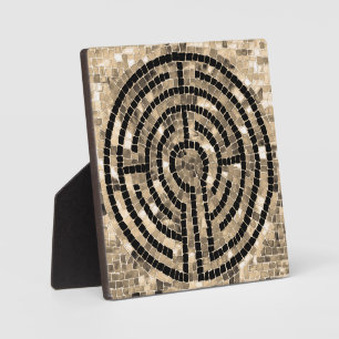 Placa Expositora LABYRINTH V 5.25 Plaque cuadrado con caballete