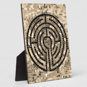 Placa Expositora LABYRINTH V 8x10 Plaque con caballete