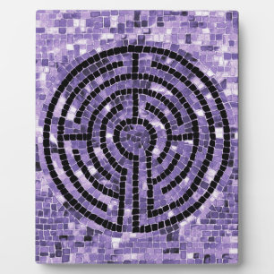 Placa Expositora LABYRINTH VI 8x10 Plaque con caballete
