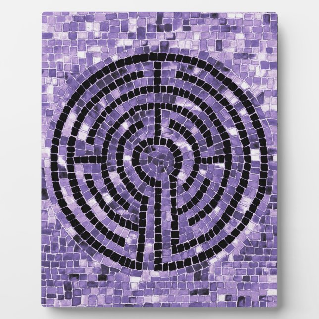 Placa Expositora LABYRINTH VI 8x10 Plaque con caballete (Frente)