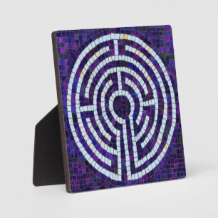 Placa Expositora LABYRINTH VIII 5.25 Plaque cuadrado con caballete