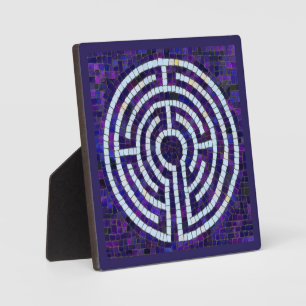 Placa Expositora LABYRINTH VIII 5.25 Plaque cuadrado - Violeta